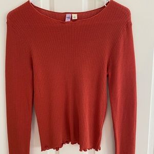 Red long sleeve
